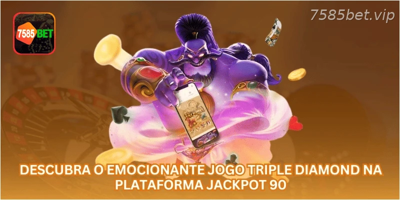 Descubra o emocionante jogo Triple Diamond na plataforma Jackpot 90.